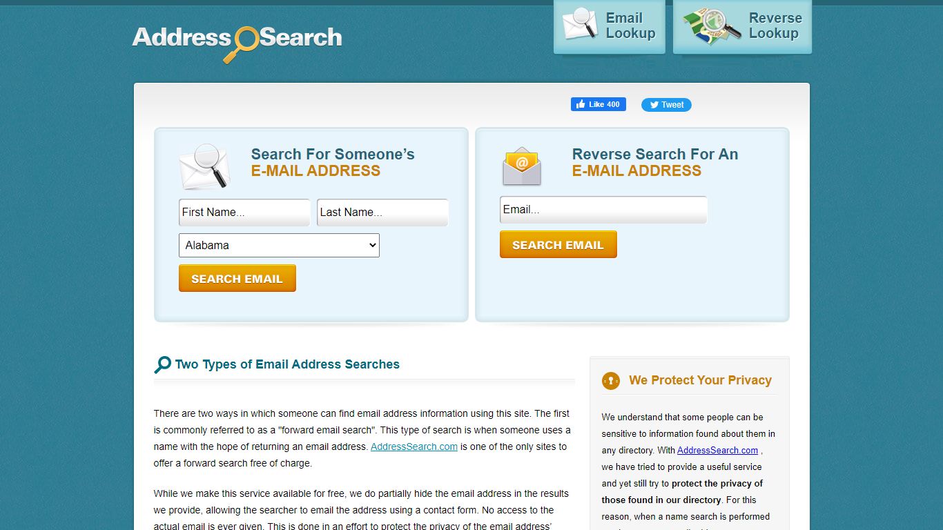 Free Email Address Search | Two Ways To Search For Email Addresses